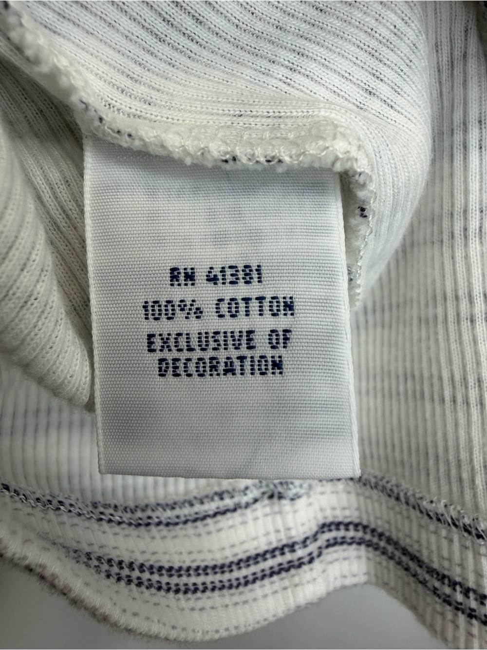 Polo Ralph Lauren White & Blue Striped Crochet Tank Top Women’s Large - Picture 11 of 12